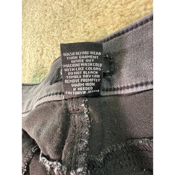 D. Jeans Skinny Ankle Women's size 4 Gray Black Denim Jeans Stretch C554 - Picture 7 of 12